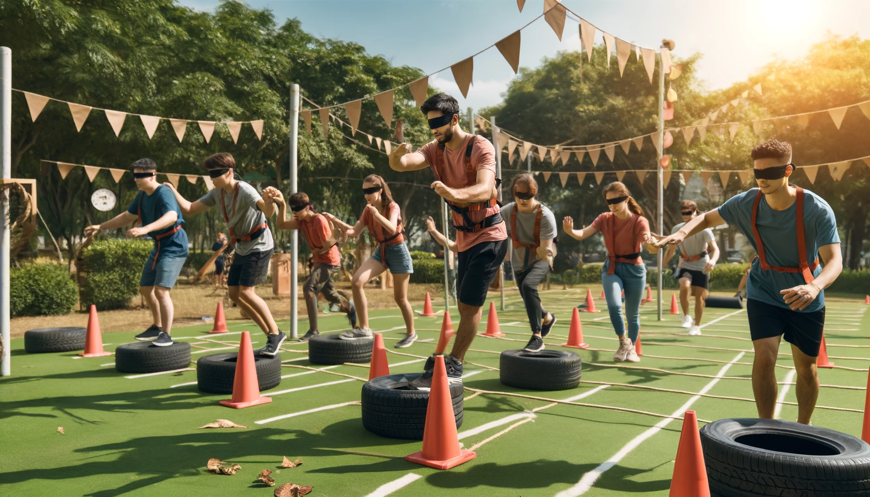 Blindfolded Obstacle Course