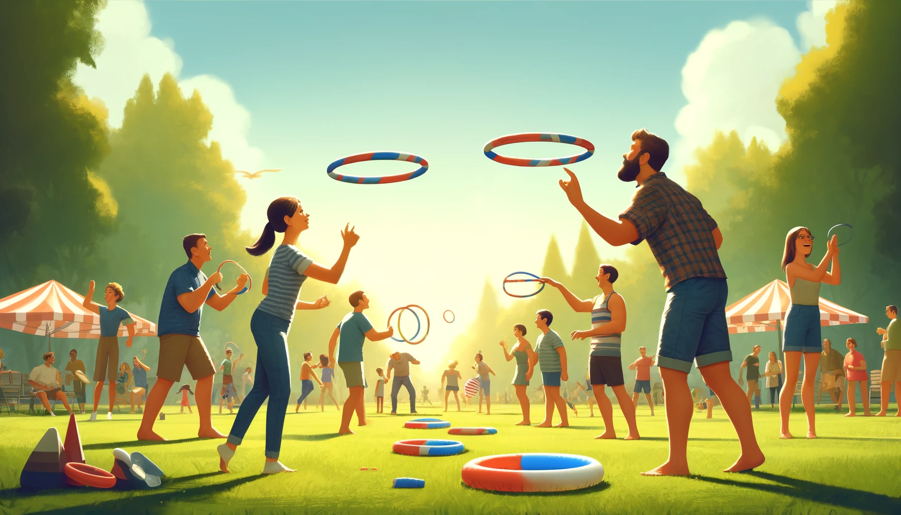 Human Ring Toss