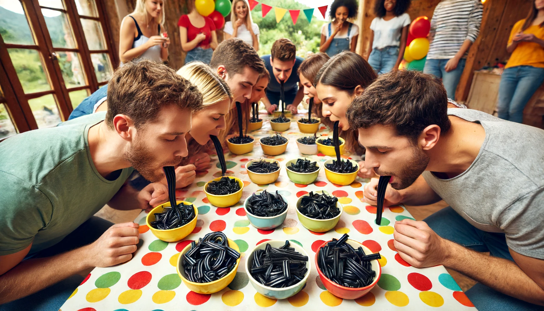 Liquorice Eating Contest