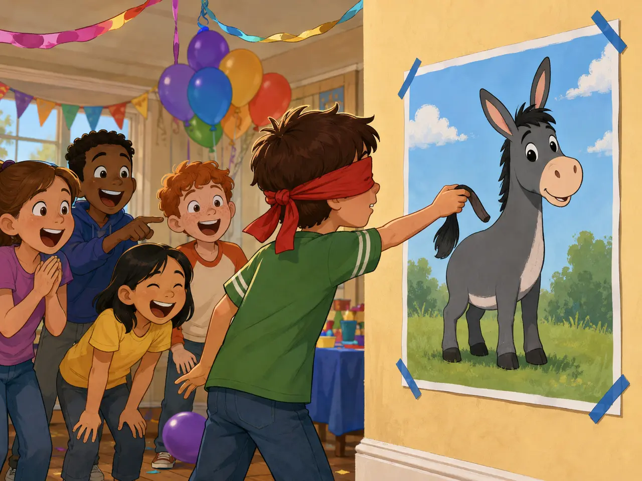Pin the Tail on the Donkey