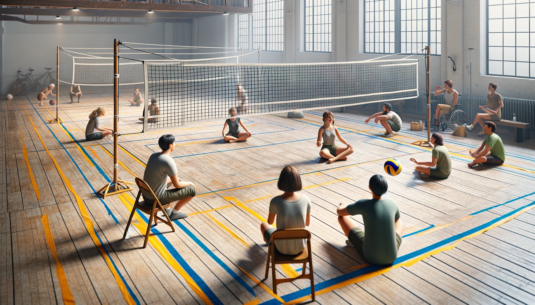 Sitting Volleyball