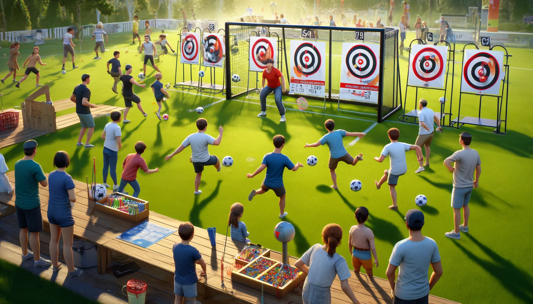 Soccer Target Shooting