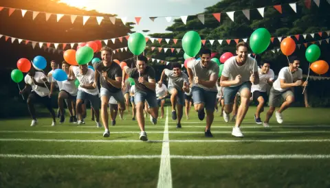 Balloon Pop Relay