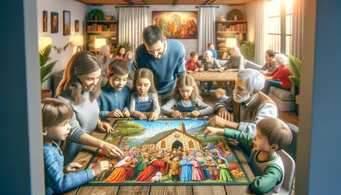 Bible Story Jigsaw Puzzle Race