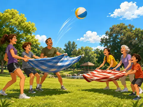 Blanket Volleyball