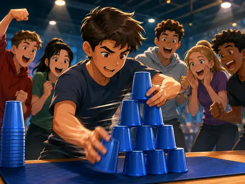 Cup Stacking Race
