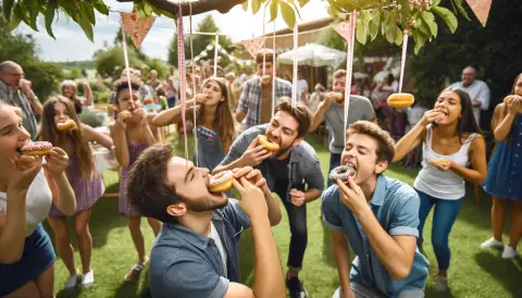 Doughnut on a String