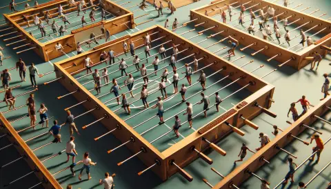 Human Foosball