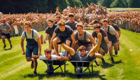 Human wheelbarrow