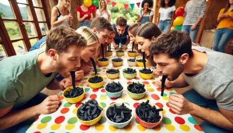 Liquorice Eating Contest