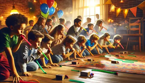 Party Blower Matchbox Race