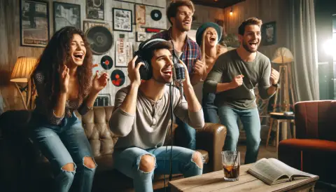 Singing with Headphones