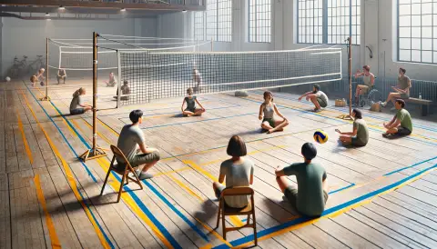 Sitting Volleyball